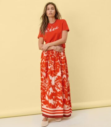 Saint Tropez KhloeSZ Skirt Poincians Water Blooms