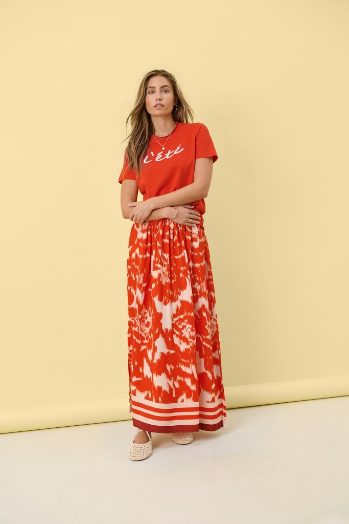 Saint Tropez KhloeSZ Skirt Poincians Water Blooms