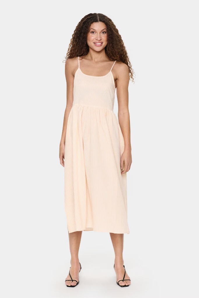 SAINT TROPEZ KiraSZ Dress Apricot Nectar