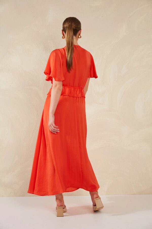 Haven Portofino Frill Maxi - Aperol