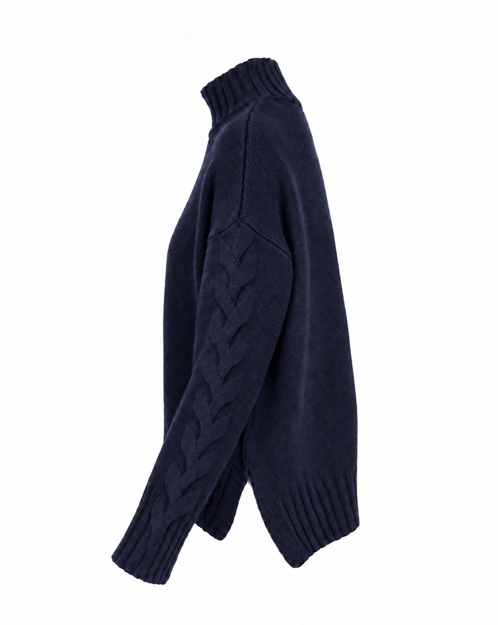 LWHC598FA Cable Longer Back Jumper Navy