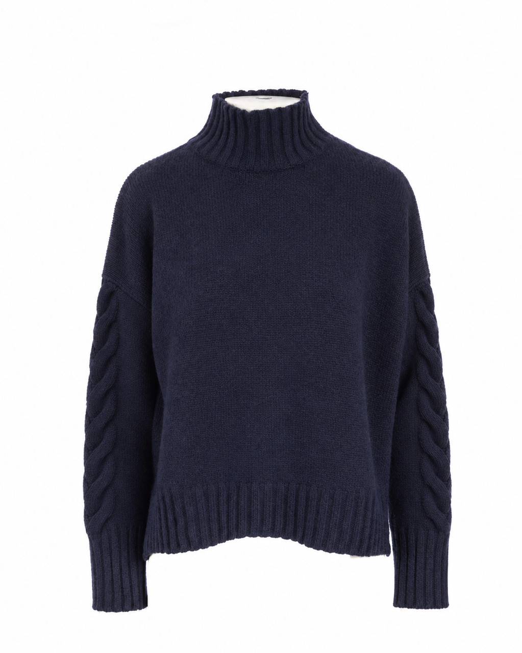 LWHC598FA Cable Longer Back Jumper Navy