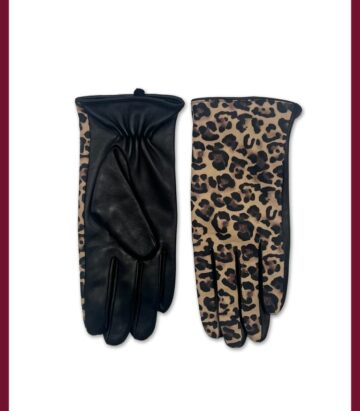 Nooki Design Brooke Leopard Glove Black