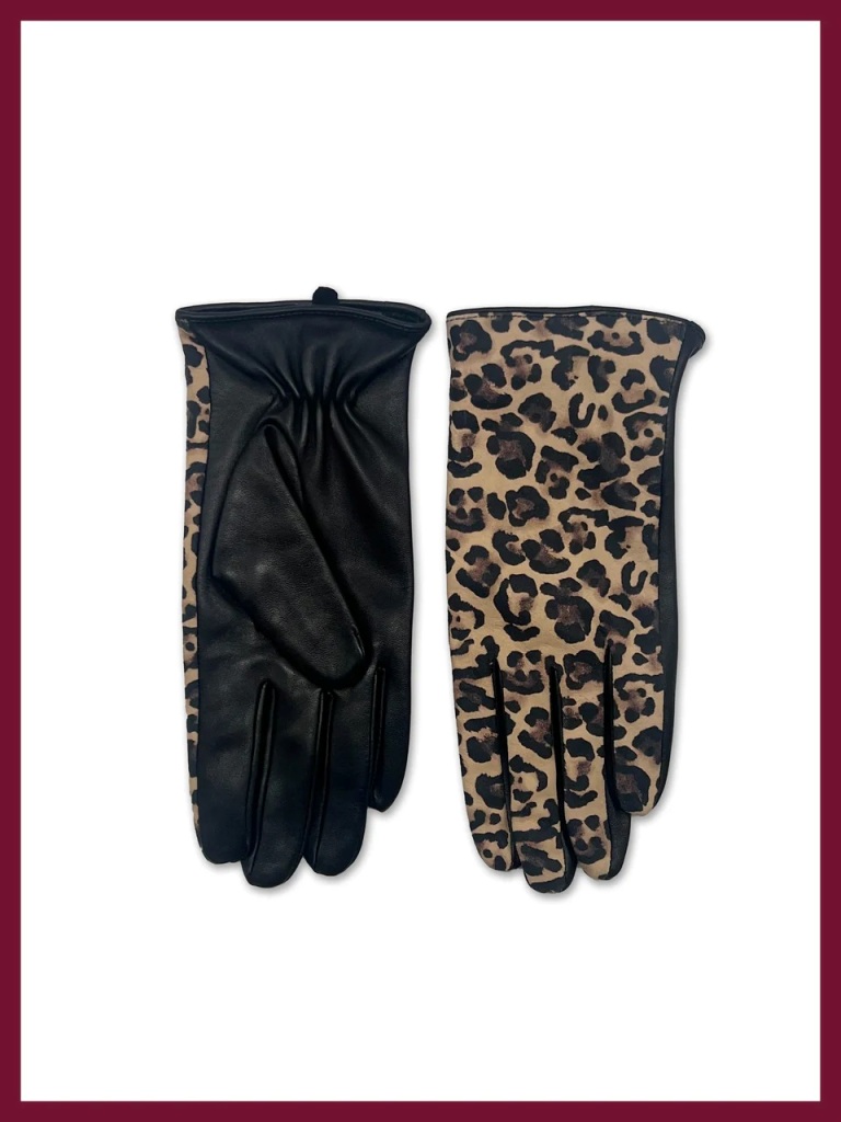 Nooki Design Brooke Leopard Glove Black