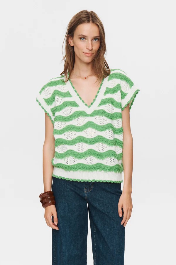 Numph kirilla Vest Poison Green