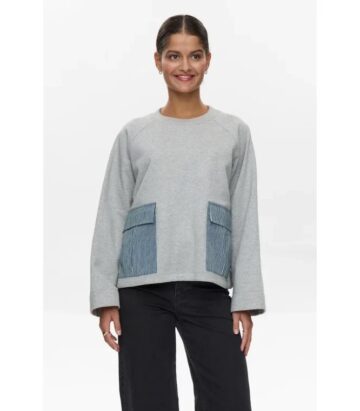 Numph Nuzhelly Sweat Grey