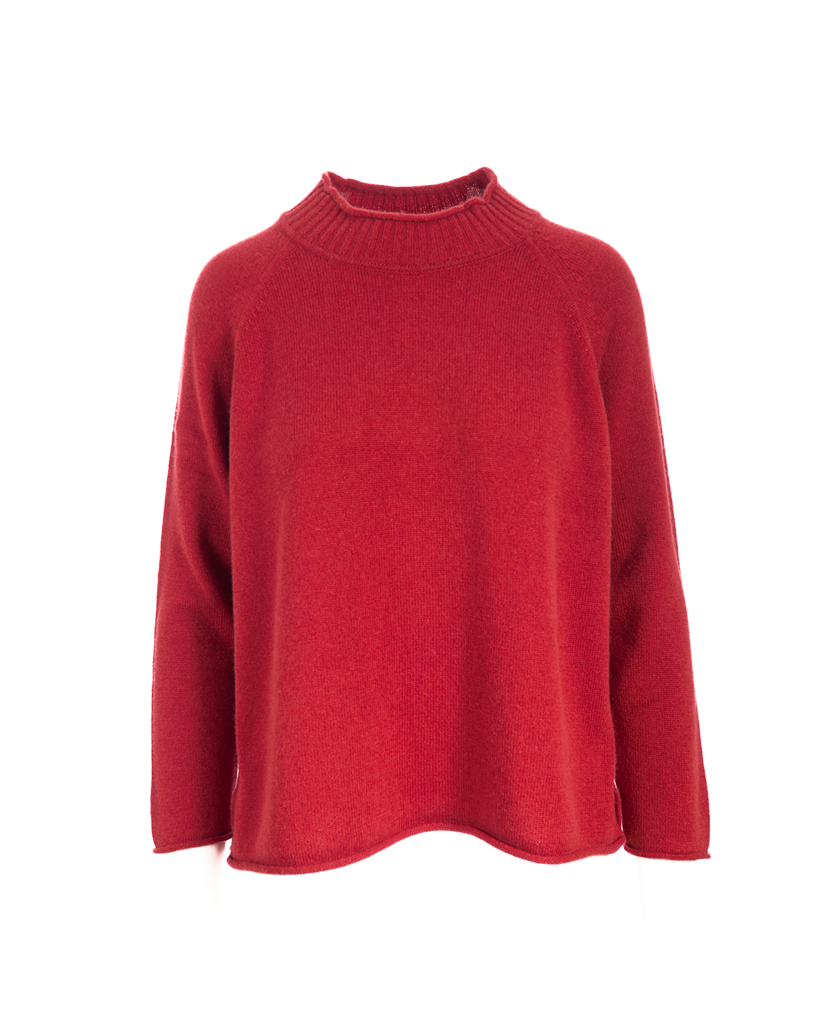 Cashmere Lambswool Shore Jumper - Rust
