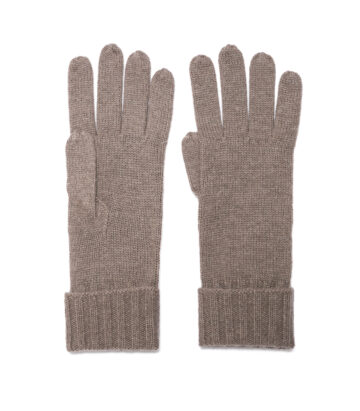 Cashmere Lambswool Gloves - Cappuccino