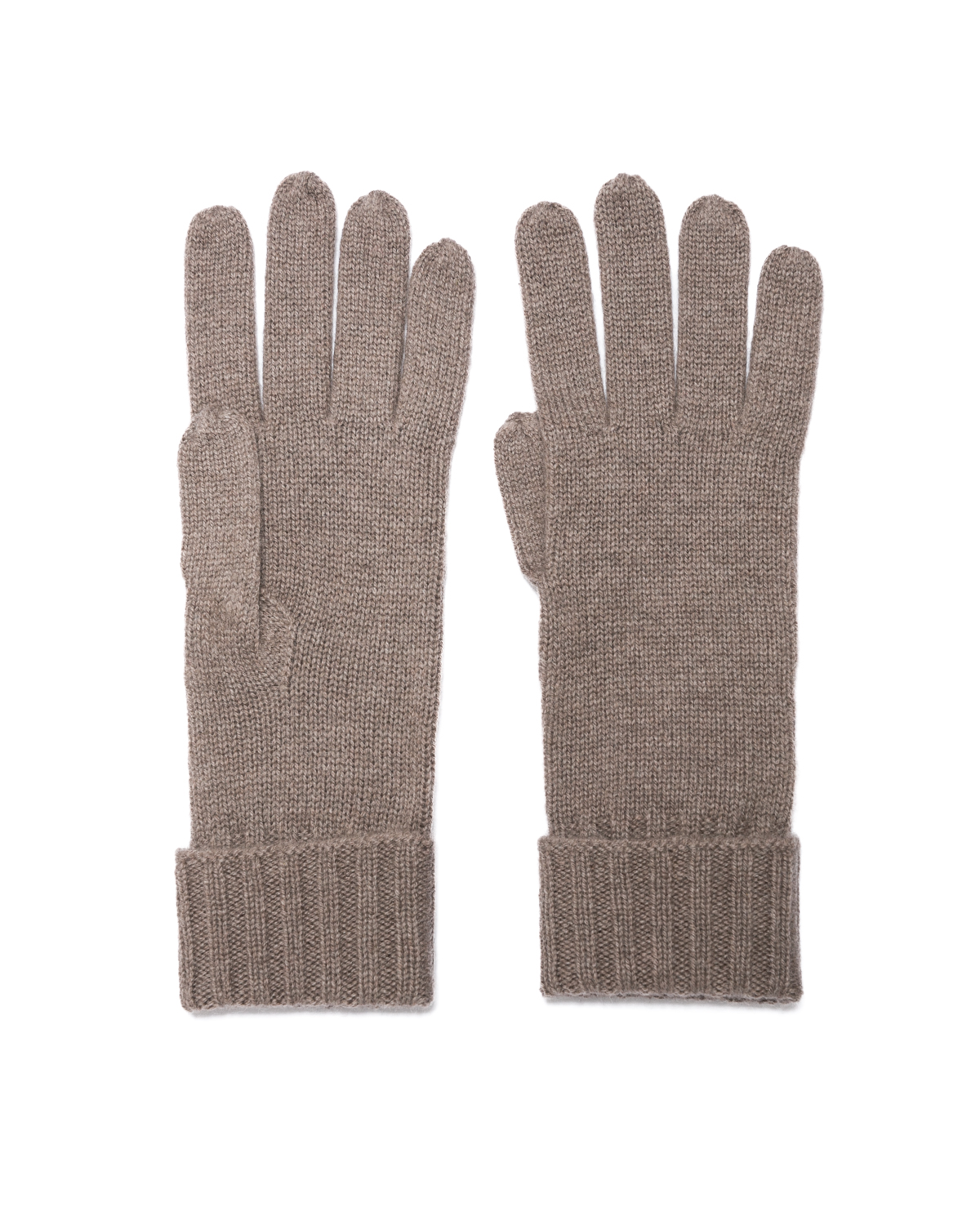 Cashmere Lambswool Gloves - Cappuccino
