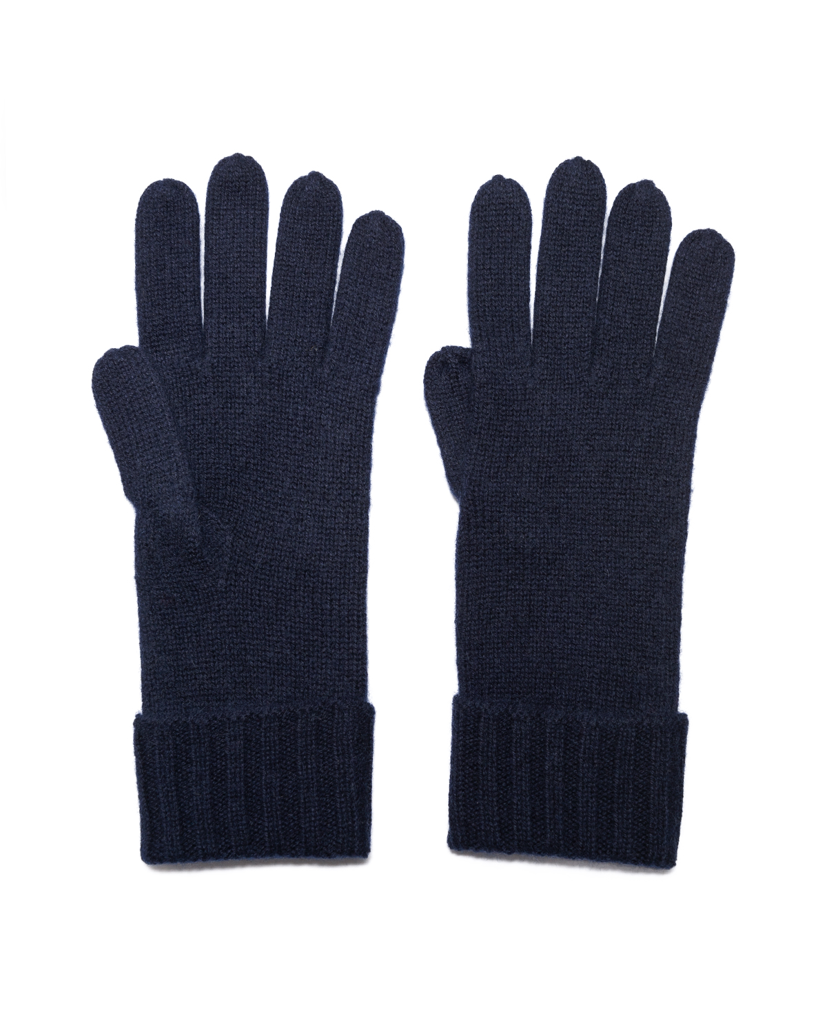Cashmere Lambswool Gloves - Dark Navy
