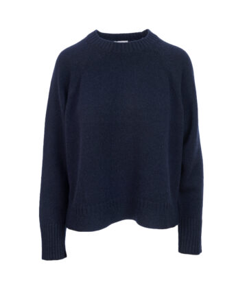 Cashmere Lambswool Devon Jumper - Navy