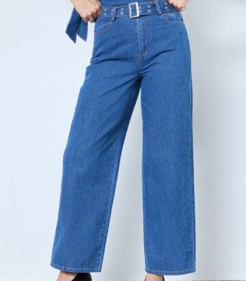 Co Couture KimmyCC Belt Jeans Dark Denim
