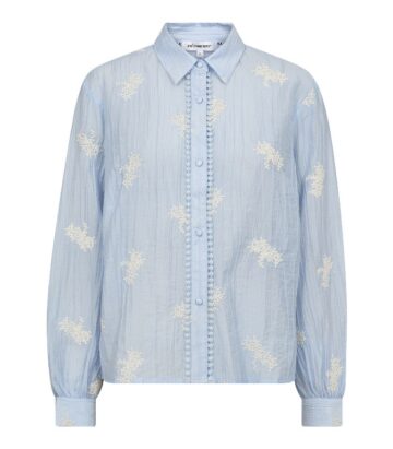 Co Couture AmeliaCC Emb Shirt Pale Blue