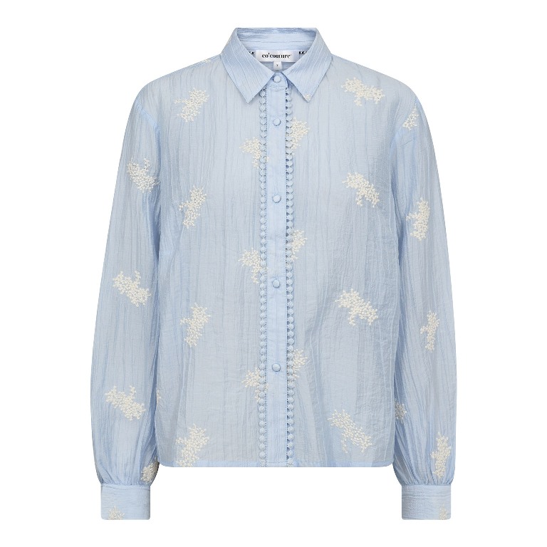 Co Couture AmeliaCC Emb Shirt Pale Blue