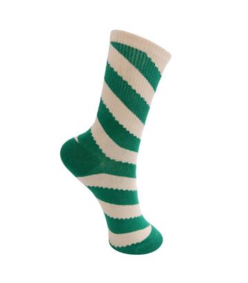 Black Colour Huxi Sock Green