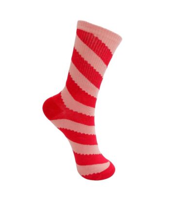 Black Colour Huxi Sock Red