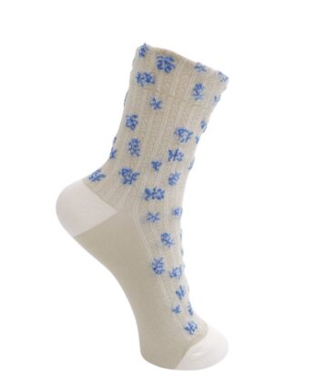 Black Colour CELANDINE Sock Khaki/Blue