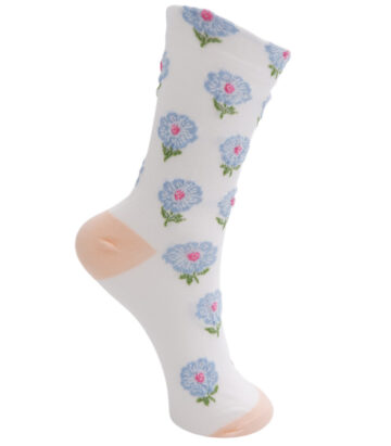 Black Colour GABRIELLE Sock Sand Off White