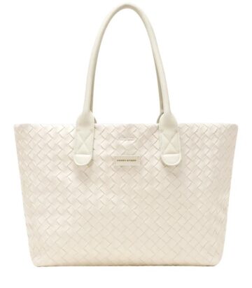 Every Other Woven Tote Bag Off White