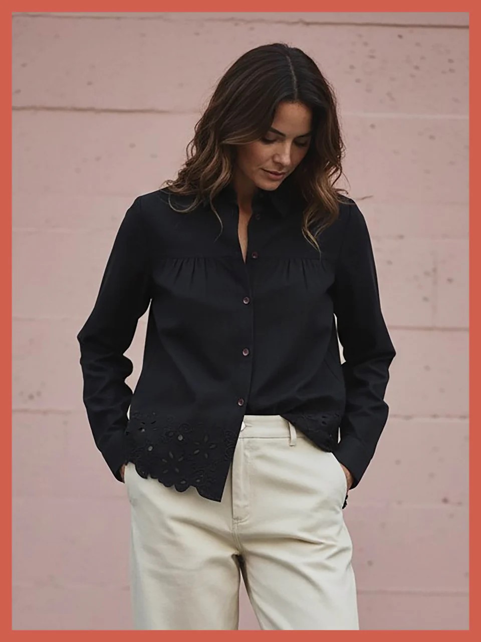 Nooki Design Koren Embroidered Blouse In Black