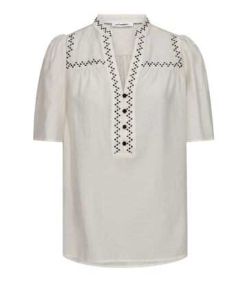 Co Couture Notis SS Blouse Off White