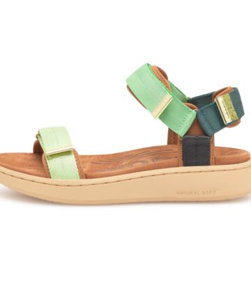 Woden Line- Apple Green Multi