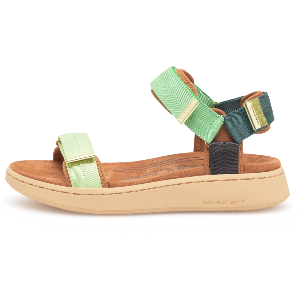 Woden Line- Apple Green Multi