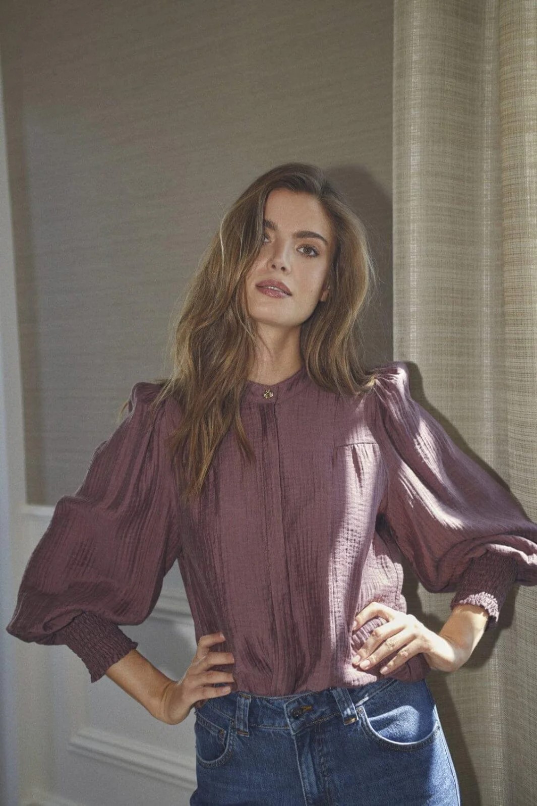 Co Couture TassyCC Shirt Berry Red