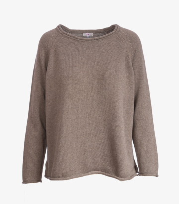 Organic Cotton Reese Cotton Jumper- Cappuccino