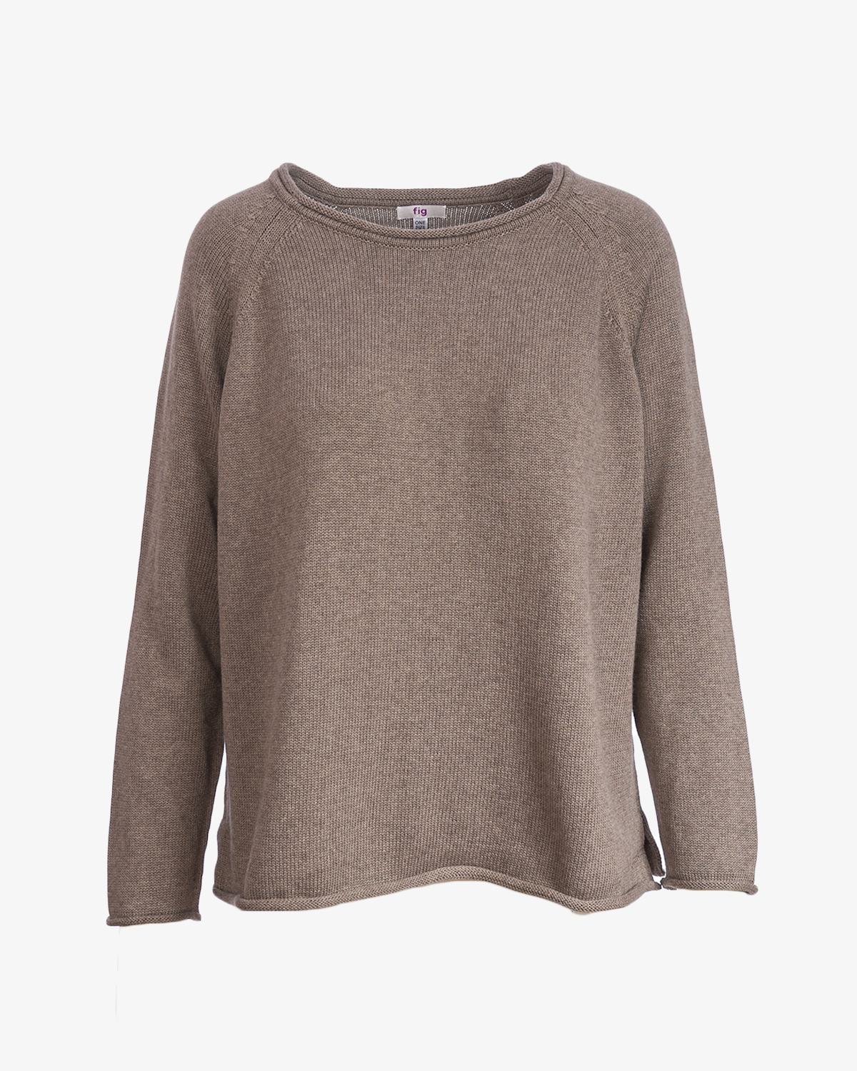 Organic Cotton Reese Cotton Jumper- Cappuccino