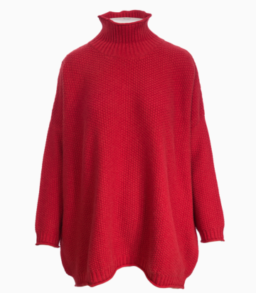 Cashmere Mix Sligo Jumper - Rust