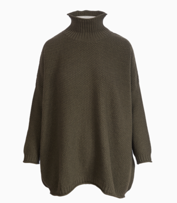 Cashmere Mix Sligo Jumper - Fir Green