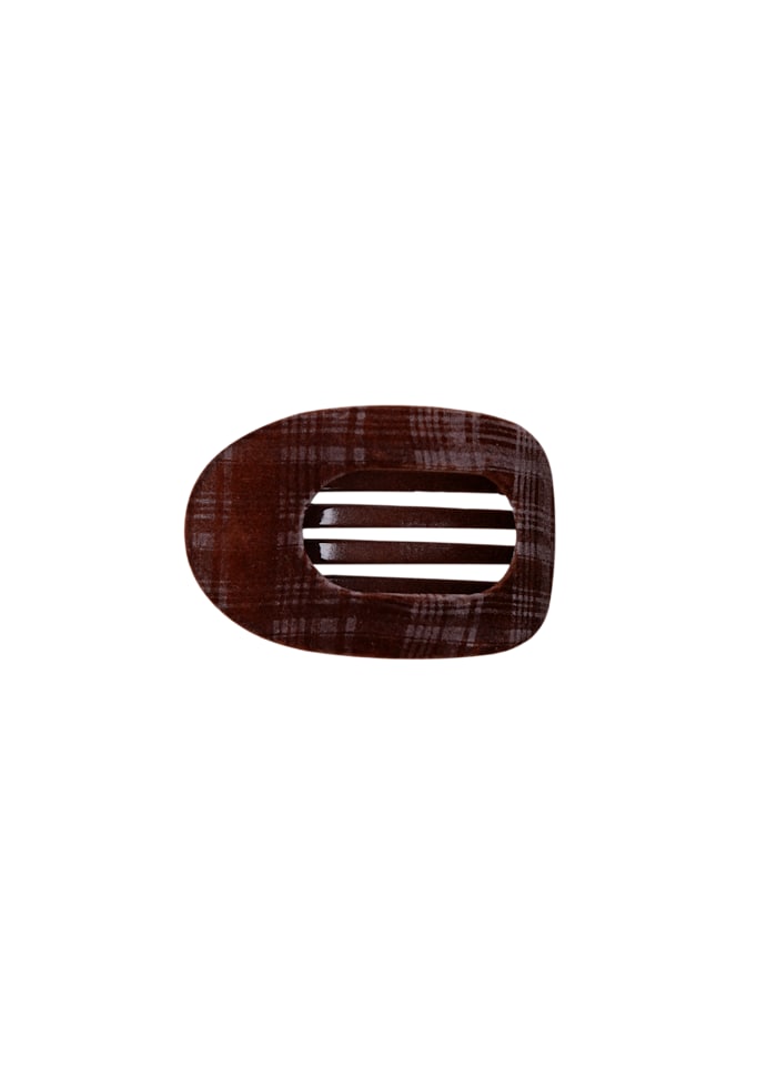Black Colour Silja Hair Claw Coffee