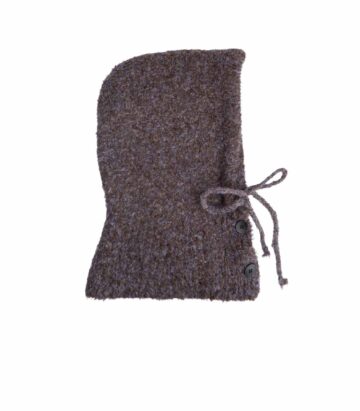 Black Colour Willow Balaclava Hat Earth
