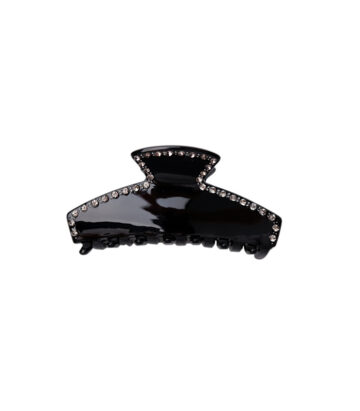 Hair claw with strass details. Stock info: Composition: 100% Acetate