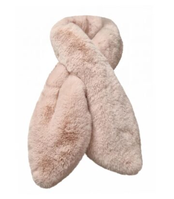 Nooki Design Cate Faux Fur Scarf - Blush