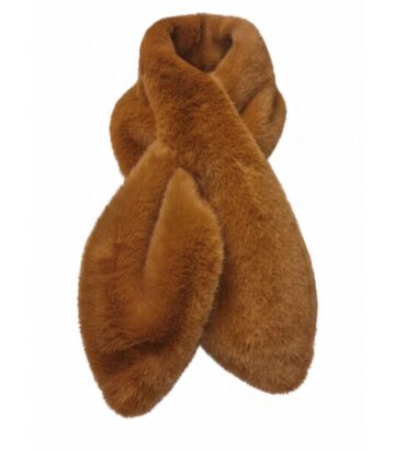 Nooki Design Cate Faux Fur Scarf - Chestnut