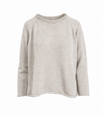 Organic Cotton Reese Jumper - Fleck Natural