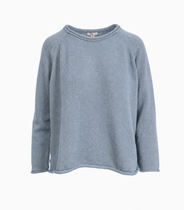 Reese organic cotton jumper Pearblue