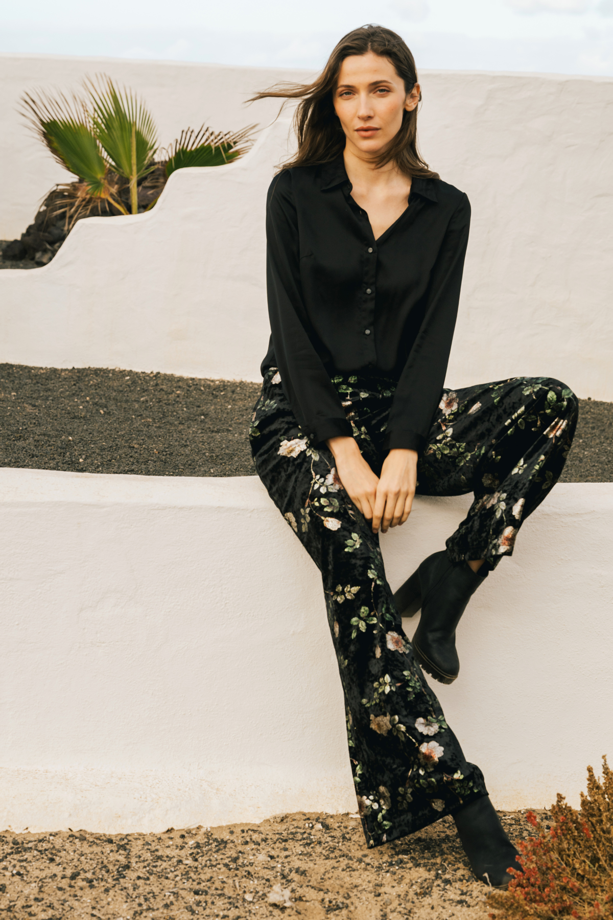 Traffic People Swan Song Edith Trousers Black